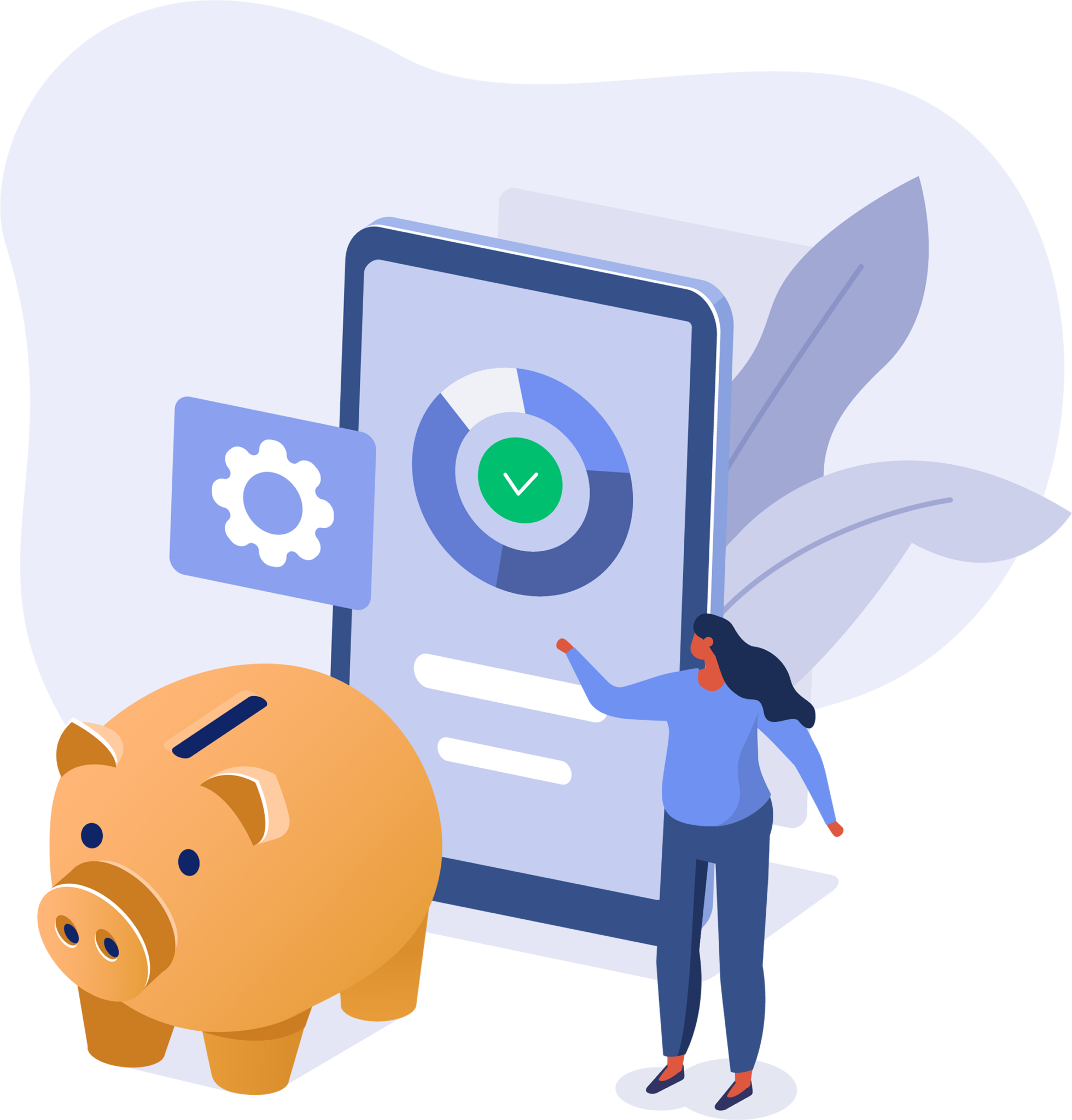 Bank processing istream financial services